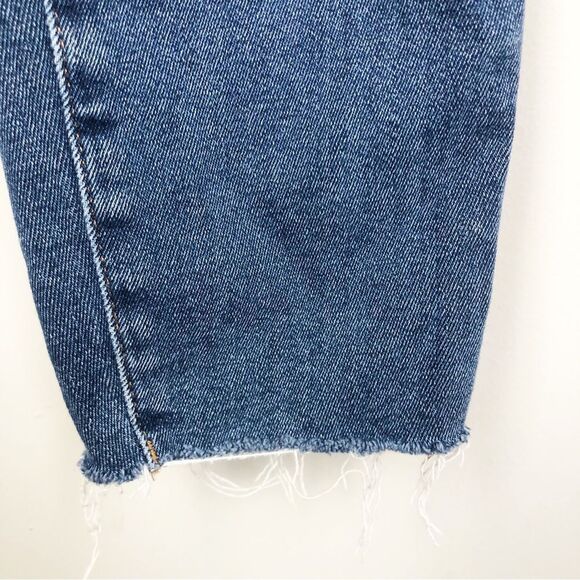 GOOD AMERICAN | Good Waist Distressed Stretchy Skinny Jeans Women’s Size 2 (26) - Picture 9 of 13